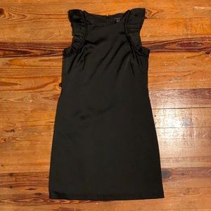 Ann Taylor Black Ruffle Dress
